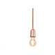 Luminaria Pendente Condulai Enerlux Solaris Cobre Para Lampada Filamento 6475