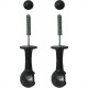 Suporte Cortina''Varao''Cadiz Simples Preto Par 29009 Suporte Cortina''Varao''Cadiz Simples Preto Par 29009