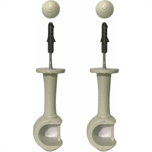 Suporte Cortina''Varao''Cadiz Grosso Branco Par 31001 Suporte Cortina''Varao''Cadiz Grosso Branco Par 31001