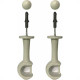 Suporte Cortina''Varao''Cadiz Grosso Branco Par 31001 Suporte Cortina''Varao''Cadiz Grosso Branco Par 31001