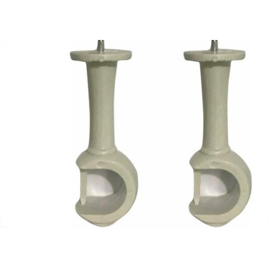 Suporte Cortina''Varao''Cadiz Grosso Branco Par 31001 Suporte Cortina''Varao''Cadiz Grosso Branco Par 31001
