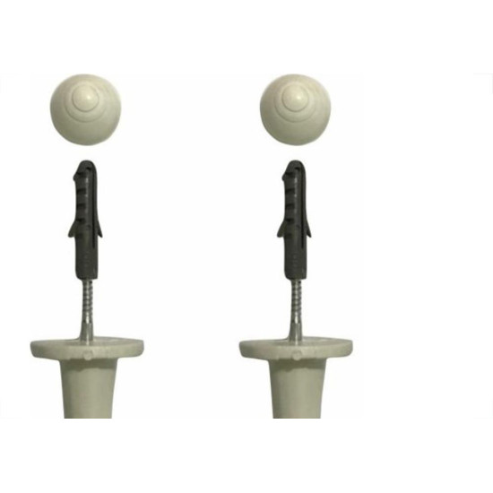 Suporte Cortina''Varao''Cadiz Grosso Branco Par 31001 Suporte Cortina''Varao''Cadiz Grosso Branco Par 31001