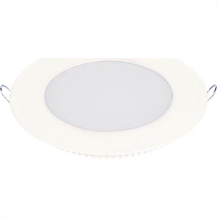 Luminaria Led Plafon Taschibra Embutir Redondo 06W 3000K 12Cm 