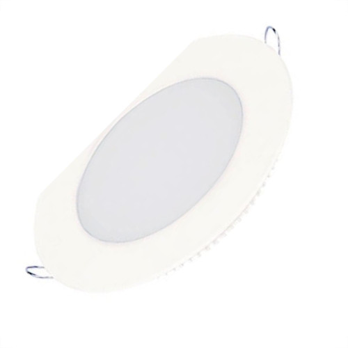 Luminaria Led Plafon Taschibra Embutir Redondo 06W 3000K 12Cm 