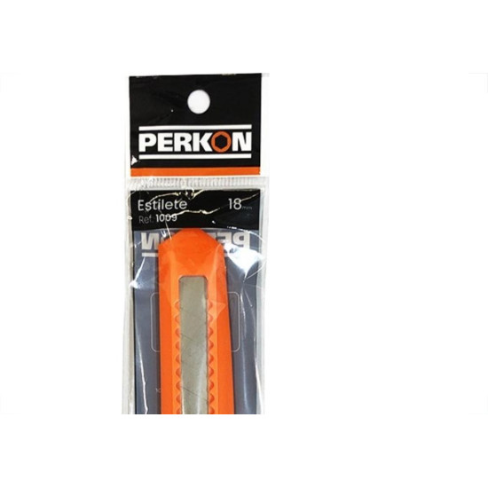 Estilete Perkon Com Lamina Larga 18Mm 1009 Estilete Perkon Com Lamina Larga 18Mm 1009