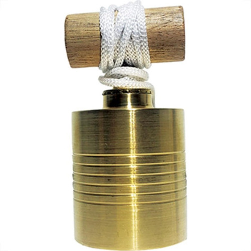 Prumo Metal Amarelo Emava Extra Pesado +-1,2Kg P10G Prumo Metal Amarelo Emava Extra Pesado +-1,2Kg P10G