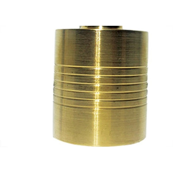 Prumo Metal Amarelo Emava Extra Pesado +-1,2Kg P10G Prumo Metal Amarelo Emava Extra Pesado +-1,2Kg P10G