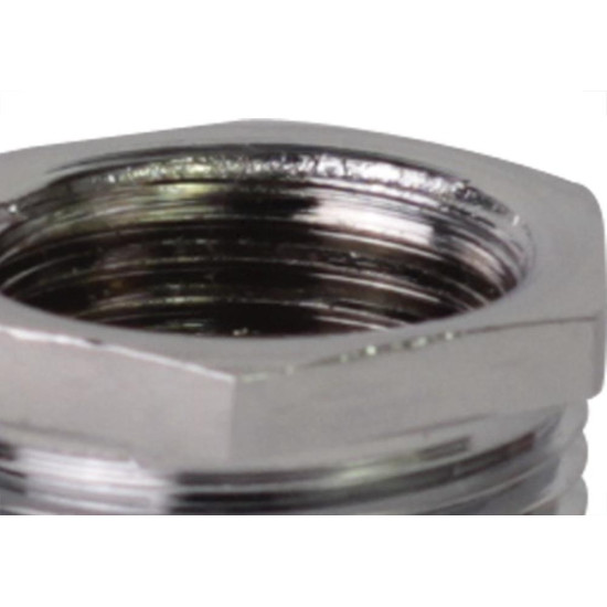 Bucha Reducao Torneira Metais Rei Latao Cromada 1X1/2 10236