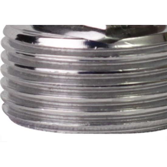 Plug Latao Metais Rei 1 Rosca Rosca Macho Cromado 10243 Plug Latao Metais Rei 1 Rosca Rosca Macho Cromado 10243