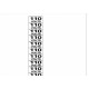 Placa Sinalizacao Poliestireno 02X04 ''110V'' 16 Pecas 200Ax Placa Sinalizacao Poliestireno 02X04 ''110V'' 16 Pecas 200Ax