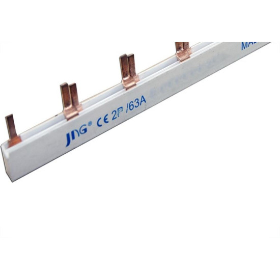 Barramento Jng Bifasico Din 63A 22,5Cm 14305 Barramento Jng Bifasico Din 63A 22,5Cm 14305