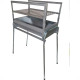 Churrasqueira Galvanizada Dalben Nobre 30X50X87Cm 57 Churrasqueira Galvanizada Dalben Nobre 30X50X87Cm 57
