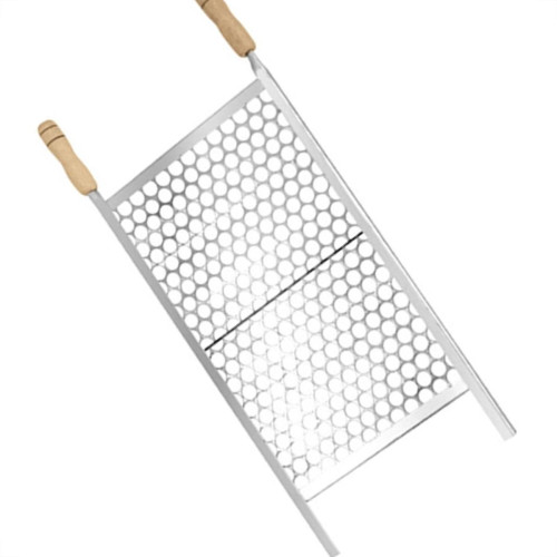 Grelha Churrasqueira Inox Dalben 430 30X50 18 Grelha Churrasqueira Inox Dalben 430 30X50 18