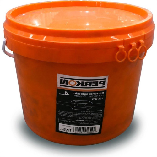 Corrente Soldada Perkon Zincada 4Mm 12,5Kg Aproximadamente 42M 1271