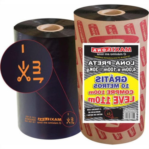 Lona Plastica Maxilona Preta Reciclada 4X100M+10M 30Kg 100 Micras 1.01.0010 Lona Plastica Maxilona Preta Reciclada 4X100M+10M 30Kg 100 Micras 1.01.0010