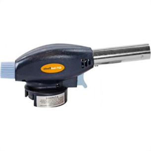 Macarico Portatil Globalmix Automatico Para Cartucho Preto Com Giro 360° Gt6019