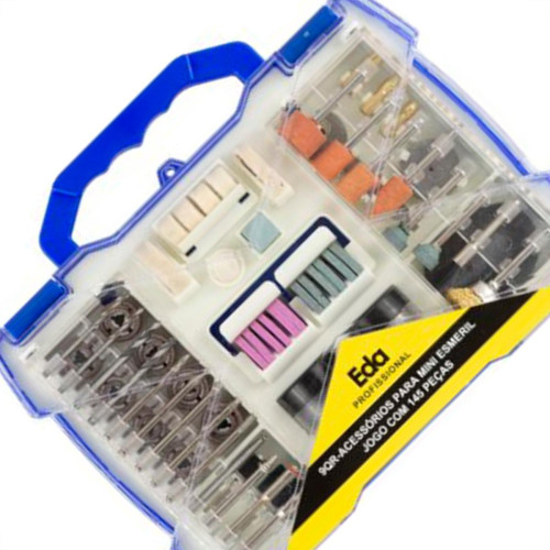 Acessorios Para Mini Esmeril Eda Com 145 Pecas 9Qr