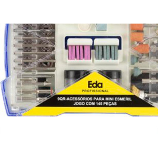 Acessorios Para Mini Esmeril Eda Com 145 Pecas 9Qr