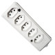 Tomada Barra Naticon Quintupla 10A 2 Polos +Terra Branca 576 Tomada Barra Naticon Quintupla 10A 2 Polos +Terra Branca 576