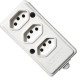 Tomada Barra Naticon Tripla 20A 2 Polos +Terra Branca 577 Tomada Barra Naticon Tripla 20A 2 Polos +Terra Branca 577