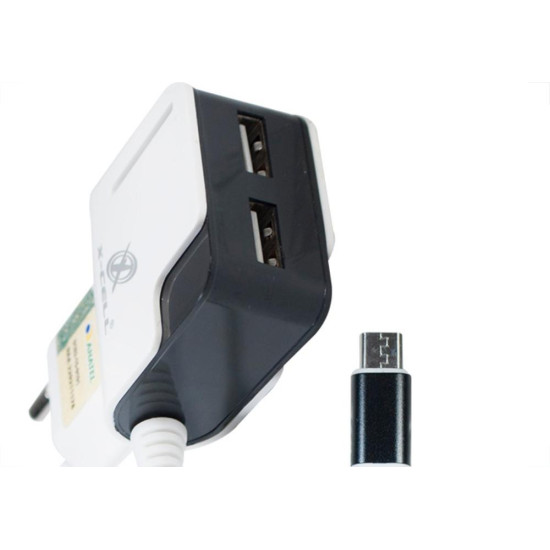 Carregador Ultra Rapido V8 Flexgold 3.1A Xc-Ur11 Carregador Ultra Rapido V8 Flexgold 3.1A Xc-Ur11