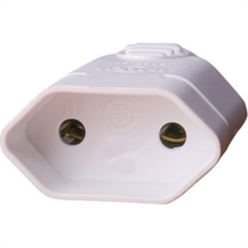 Pino Femea 2 Polos Ilumi 20A Branco 1441Pct - Kit C/10 Pino Femea 2 Polos Ilumi 20A Branco 1441Pct - Kit C/10