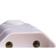 Pino Femea 2 Polos Ilumi 20A Branco 1441Pct - Kit C/10 Pino Femea 2 Polos Ilumi 20A Branco 1441Pct - Kit C/10