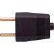 Pino Macho 2 Polos Ilumi 10A Preto 1403Pct - Kit C/10 Pino Macho 2 Polos Ilumi 10A Preto 1403Pct - Kit C/10