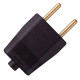 Pino Macho 2 Polos Ilumi 10A Preto 1403Pct - Kit C/10 Pino Macho 2 Polos Ilumi 10A Preto 1403Pct - Kit C/10