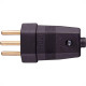 Pino Macho 2 Polos+Terra Ilumi 10A Preto 1407Pct - Kit C/10 Pino Macho 2 Polos+Terra Ilumi 10A Preto 1407Pct - Kit C/10
