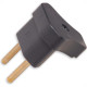 Pino Triangulo 2 Polos Ilumi 10A Preto 1428Pct - Kit C/10 Pino Triangulo 2 Polos Ilumi 10A Preto 1428Pct - Kit C/10