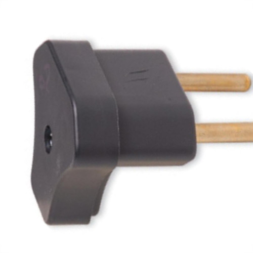 Pino Triangulo 2 Polos Ilumi 10A Preto 1428Pct - Kit C/10 Pino Triangulo 2 Polos Ilumi 10A Preto 1428Pct - Kit C/10