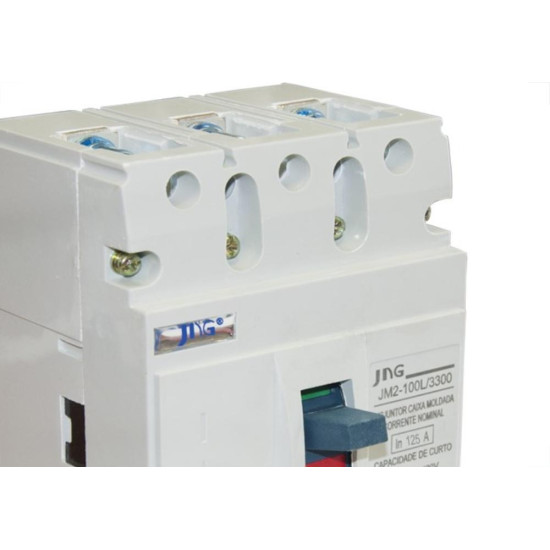 Disjuntor Caixa Moldada Jng Tripolar 125A Jm2- 100L 15180