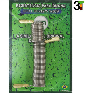 Resistencia Compativel com Lorenzetti 3 Temperaturas Wr 127V 5400W 7011