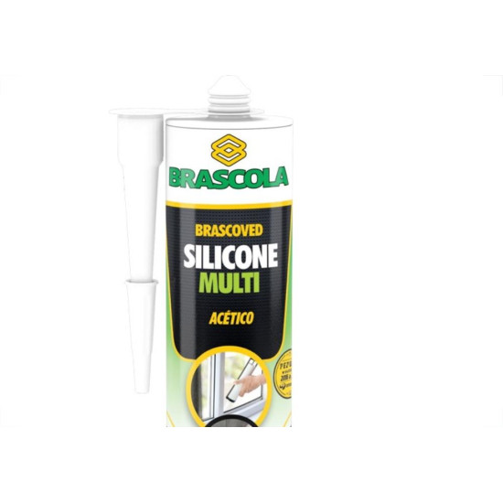 Cola Silicone Brascoved 250G Acetico Incolor Cola Silicone Brascoved 250G Acetico Incolor