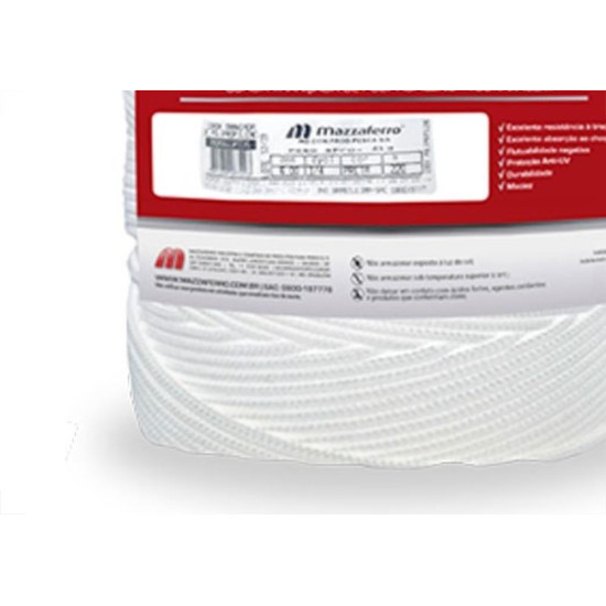 Corda Polipropileno Trancada Mazzaferro 5,0Mm Branca+-330M 29Cr0503B330 Corda Polipropileno Trancada Mazzaferro 5,0Mm Branca+-330M 29Cr0503B330
