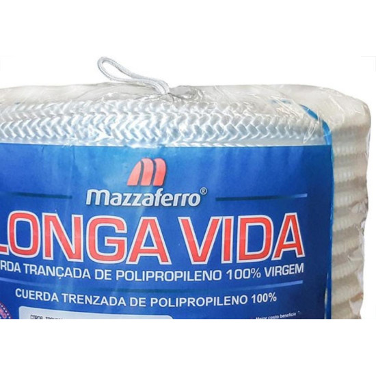 Corda Polipropileno Trancada Mazzaferro 10,0Mm Longa Vida Branca+-220M 29Cs1003B220 Corda Polipropileno Trancada Mazzaferro 10,0Mm Longa Vida Branca+-220M 29Cs1003B220