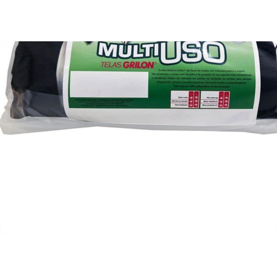 Rede Polipropileno Multiuso Preta Mazzaferro 30 Metros 29Sip18453