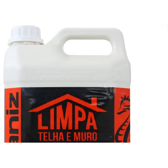 Limpa Telha E Muro Concentrado Etaniz 5 Litros 47072 Limpa Telha E Muro Concentrado Etaniz 5 Litros 47072