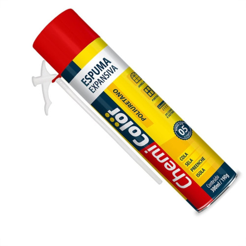 Espuma Poliuretano Chemicolor 300Ml 190Gr 680278 Espuma Poliuretano Chemicolor 300Ml 190Gr 680278