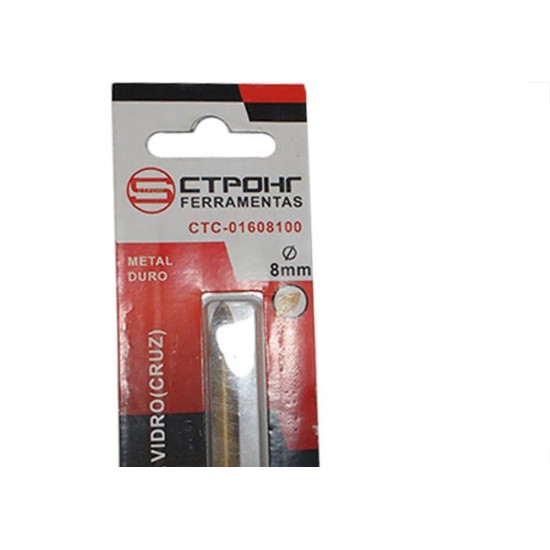 Broca Para Vidro Titanio Ctpohr 8Mm 505 Broca Para Vidro Titanio Ctpohr 8Mm 505