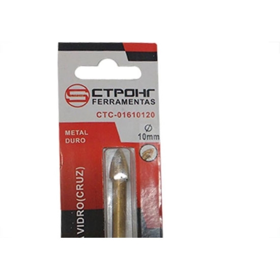 Broca Para Vidro Titanio Ctpohr 10Mm 506