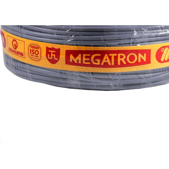 Fio Telefone 3 Pares Bitola 50 Cci Megatron Cinza 200M 2020 Fio Telefone 3 Pares Bitola 50 Cci Megatron Cinza 200M 2020