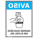 Placa Sinalizacao Poliestireno 15X20 ''Use Alcool Em Gel'' Cov02 Placa Sinalizacao Poliestireno 15X20 ''Use Alcool Em Gel'' Cov02