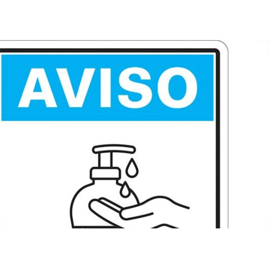Placa Sinalizacao Poliestireno 15X20 ''Use Alcool Em Gel'' Cov02 Placa Sinalizacao Poliestireno 15X20 ''Use Alcool Em Gel'' Cov02