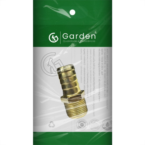 Espigao Fixo Garden''Macho'' Zamac 3/4X3/4 10116Bspe