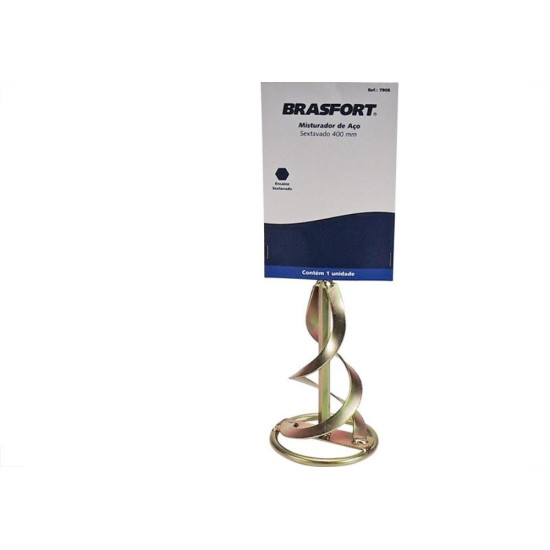 Misturador De Tinta Brasfort Sextavado 40Cm 7908 Misturador De Tinta Brasfort Sextavado 40Cm 7908
