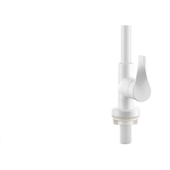 Torneira Abs Bica Movel Mesa Alta Herc 1/4V Twist Branca 2950 Torneira Abs Bica Movel Mesa Alta Herc 1/4V Twist Branca 2950