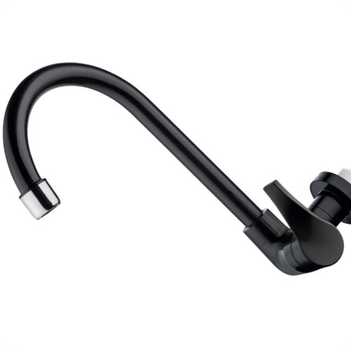 Torneira Abs Bica Movel Parede Alta Herc 1/4V Twist Preta 2946 Torneira Abs Bica Movel Parede Alta Herc 1/4V Twist Preta 2946