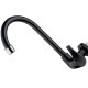 Torneira Abs Bica Movel Parede Alta Herc 1/4V Twist Preta 2946 Torneira Abs Bica Movel Parede Alta Herc 1/4V Twist Preta 2946